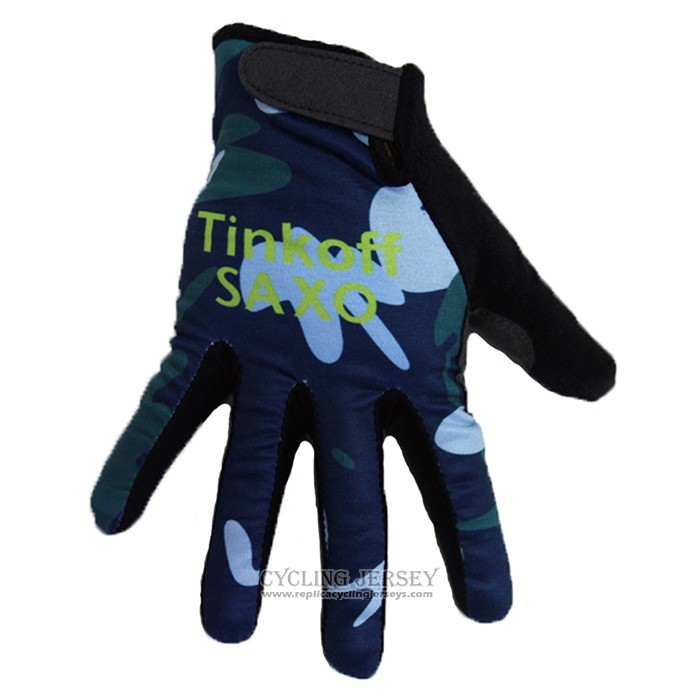 2020 Tinkoff Saxo Full Finger Gloves Cycling Camouflage